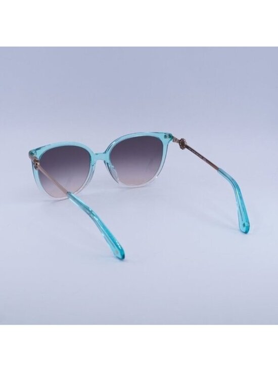 Kate Spade KRISTINA/G/S 0IWB FF Sunglasses Green Cat Eye Frame, Grey Lenses main image 5